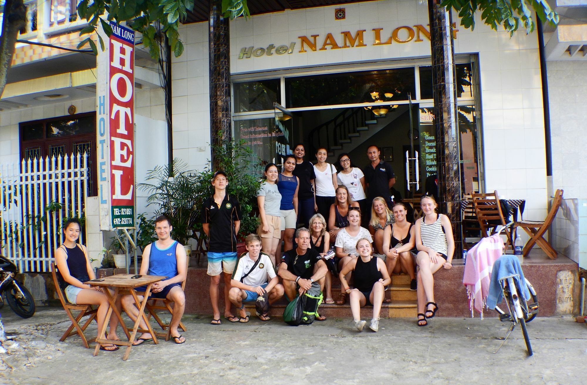 Nam Long Hotel Dong Hoi Exterior foto